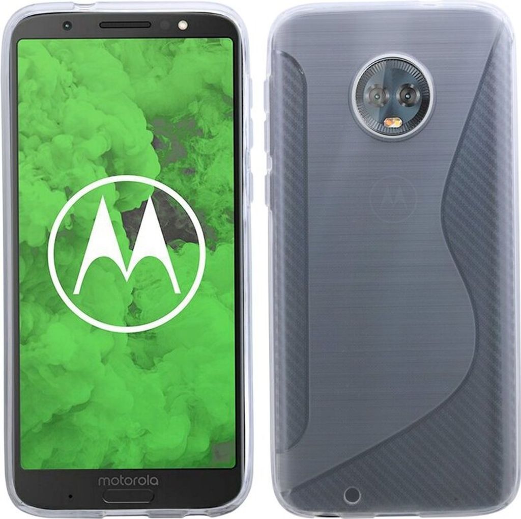 Motorola Moto G6 Plus Handy Silikon Schutzhülle Cover Case Transparent