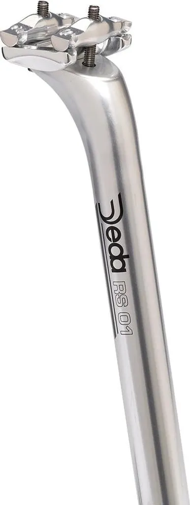 Tige de Selle Deda RS 01 27.2 mm Alu Argent Mat pour Vélo de Route
