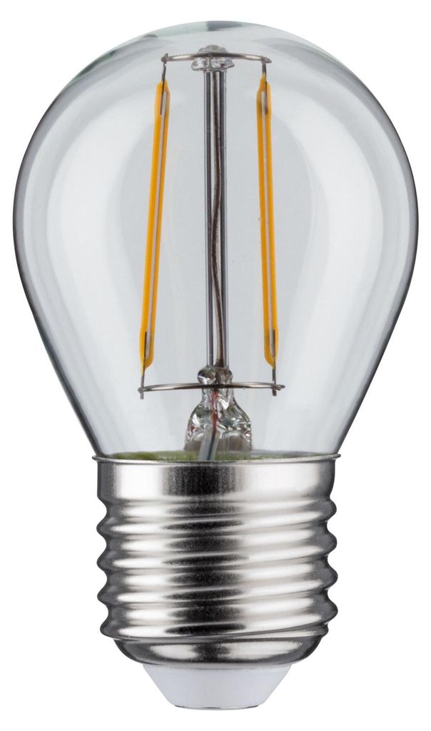 LED Tropfen 2,5W E27 230V Klar 2700K