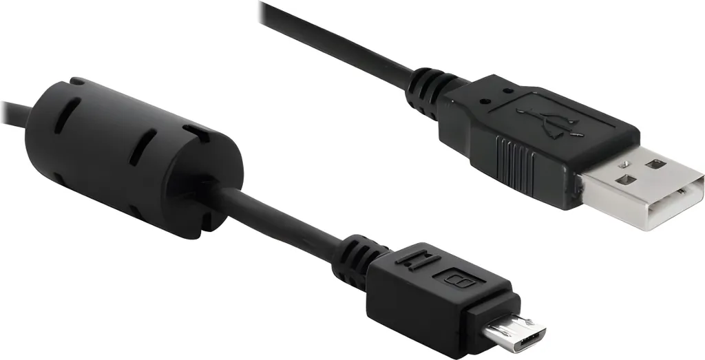 Delock 82336 Cavo USB Micro-B 3 metri Nero | USB 2.0 480Mbps Schermato