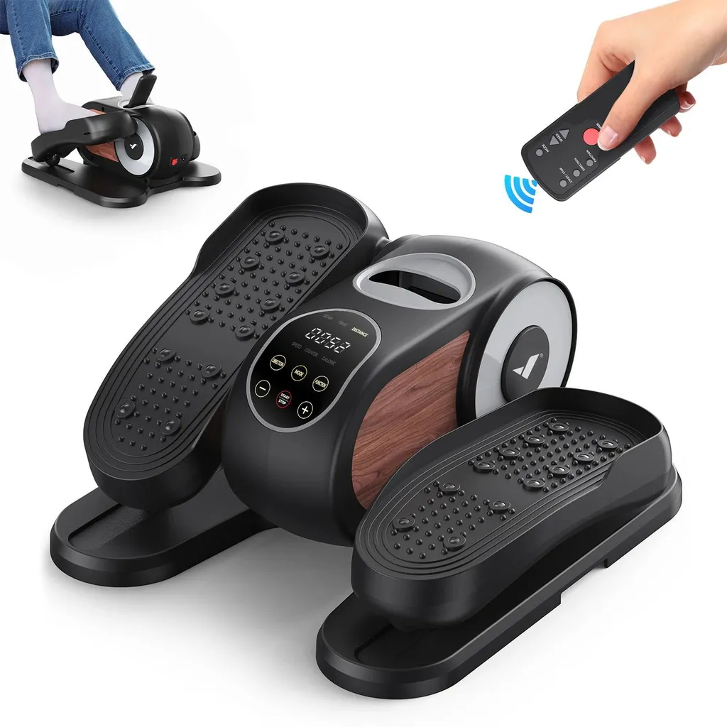 Mini Elliptique sous Bureau E32B1 - Appareil de Jambes Noir Pré-assemblé