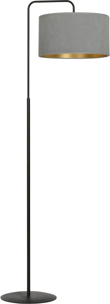 Lampadaire de Salon Gris Emibig HILDE LP1 Design Moderne E27 pour Intérieur