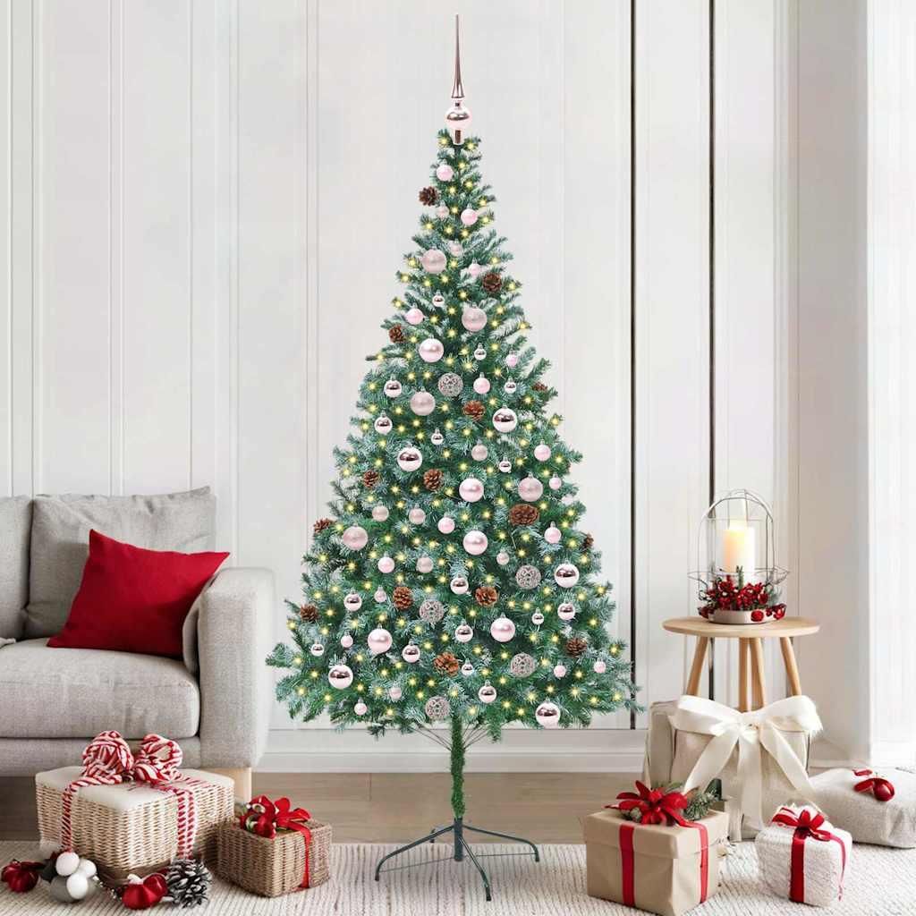 "2026 Aktion"Künstlicher Weihnachtsbaum - elegantes Design - Christbaum/Kunstbaum - Grün 210cm PVC und Stahl DE634033 - Künstliche Weihnachtsbäume