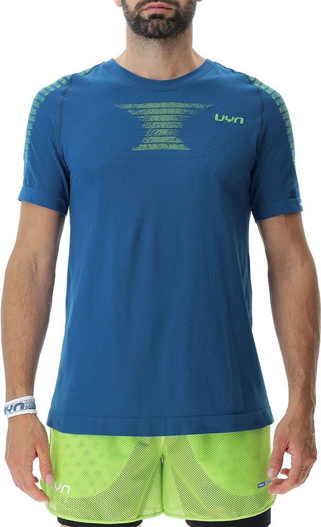 Uyn Padel Series Smash Kurzarm-t-shirt Blau M Mann Blau M