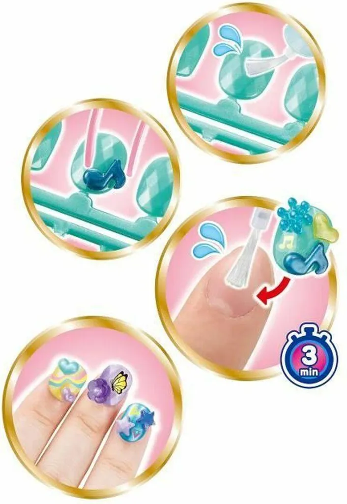 Jeu de Manucure Aquabeads 35009 pour Activité Créative et Beauté