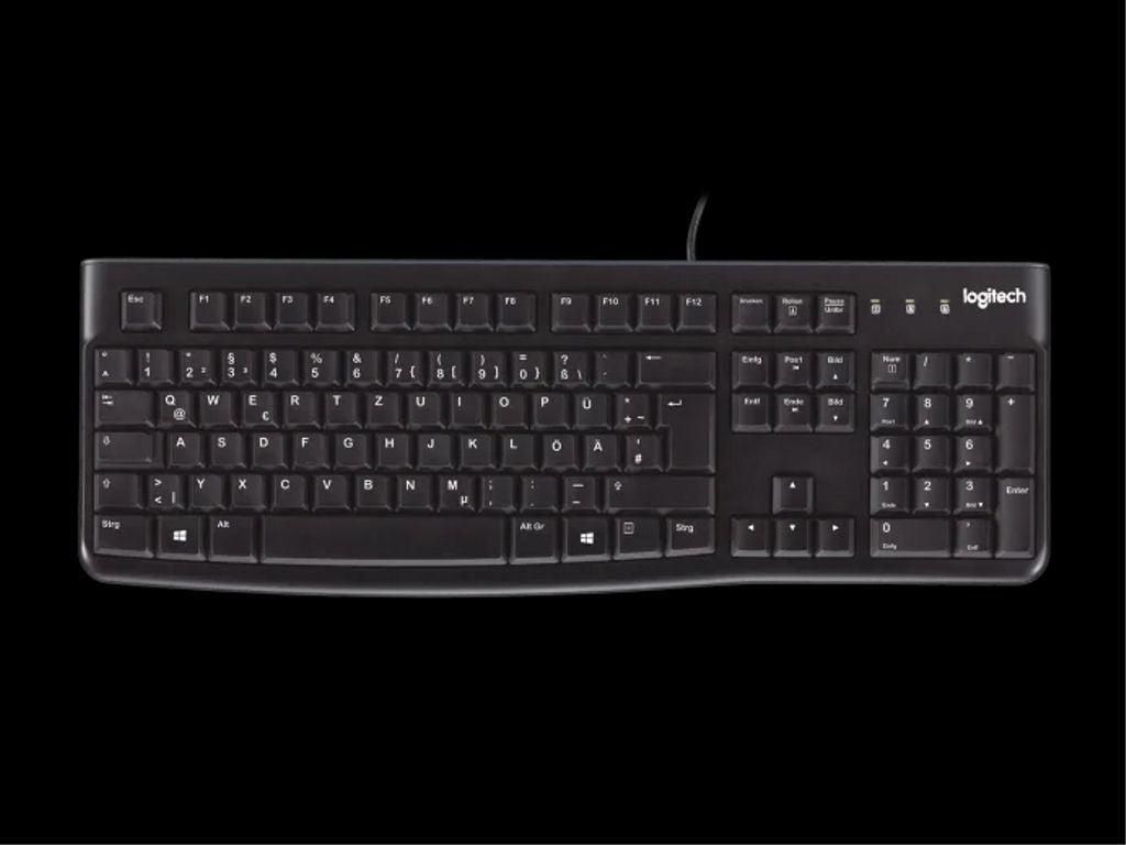 Logitech K120, Volle Größe (100%), Kabelgebunden, USB, Produktbild 
