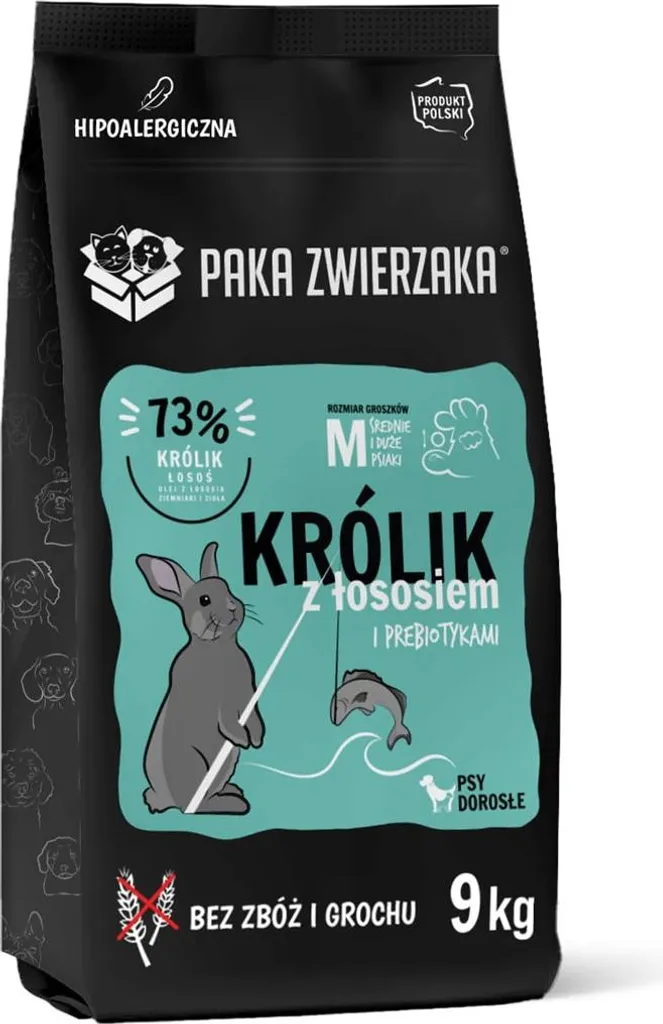 Cibo Cani Paka Zwierzaka Settimo Cielo 9kg - Salmone e Coniglio Grain Free