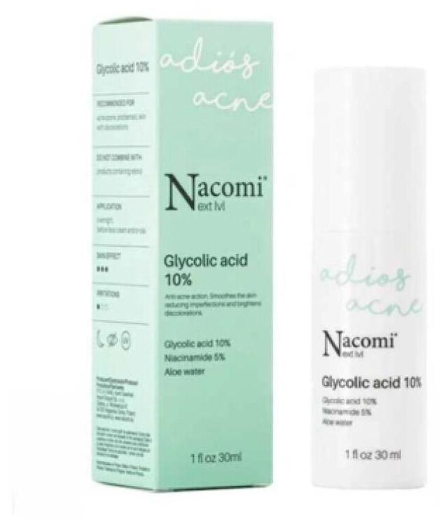 Nacomi Next Level Serum mit 10% Glycolsäure, 30 ml Produktbild 