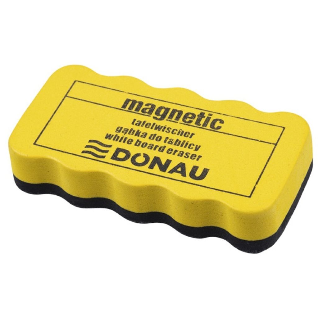Spugna magnetica per cancellare, 2,4 x 11 x 5,7 cm, giallo, Immagine del prodotto 