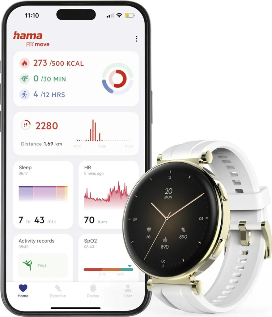 Hama Smartwatch 7000 Offerta: AMOLED, Chiamate e Impermeabile - 13