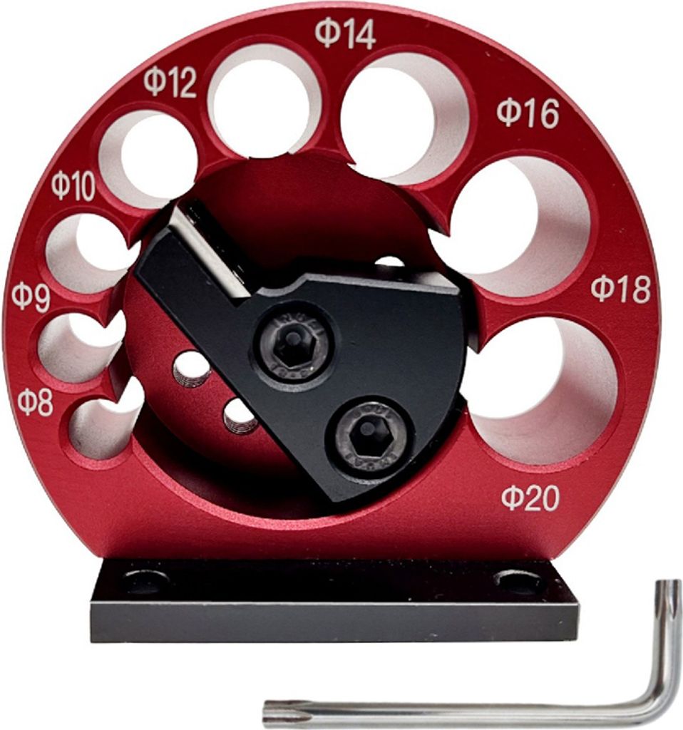 Dispositif de chevillage en aluminium avec 8 diamètres, Image du produit 