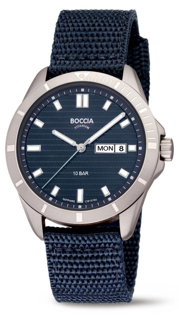 Boccia Uhr für Herren 3685-01 Workwatch Edition Titan, Produktbild 