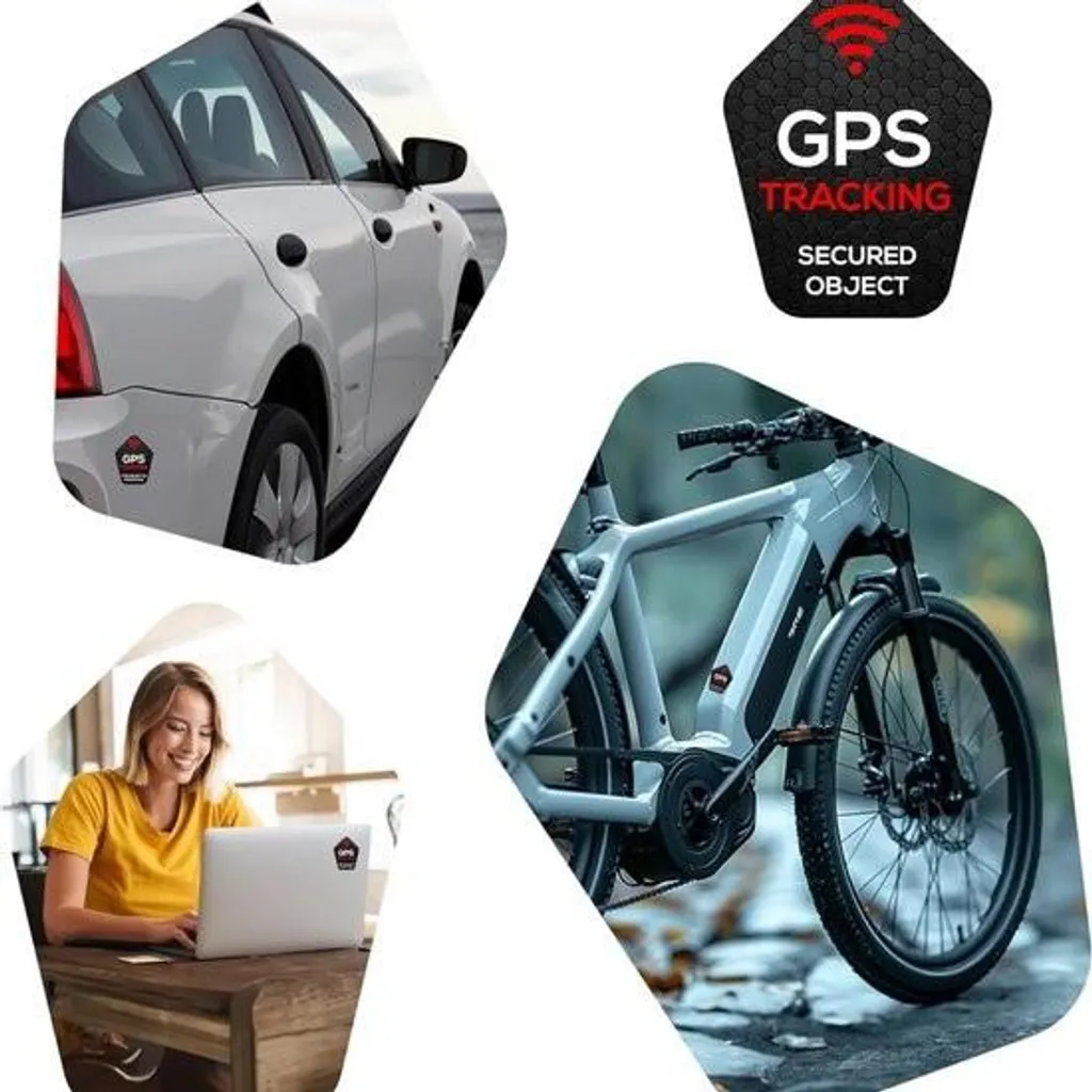Autocollant Traceur GPS Vélo Etanche Haute Résistance - Lot de 2 Pièces