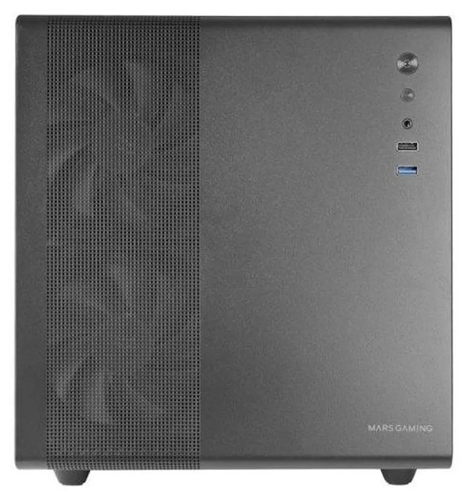 Mars Gaming MC-MPRO Boîtier PC Micro-ATX Argenté Design Mesh Premium