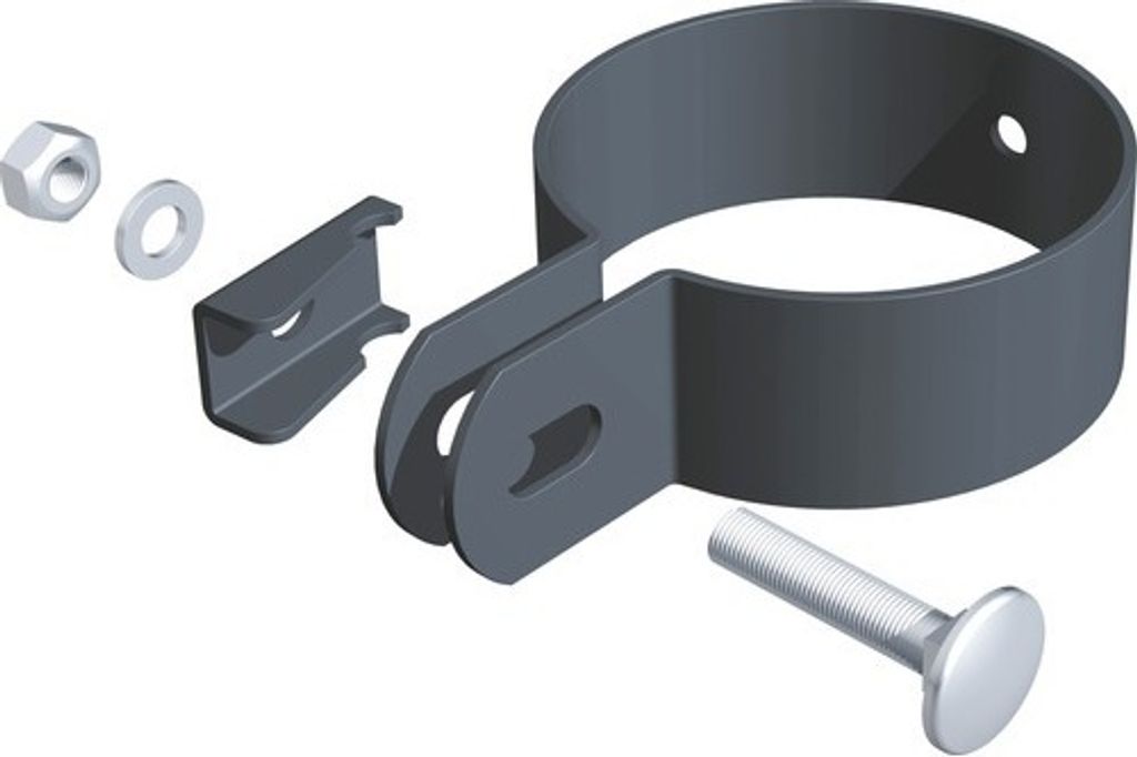 Alberts® koncová svorka antracit 60 mm Obrázek produktu 