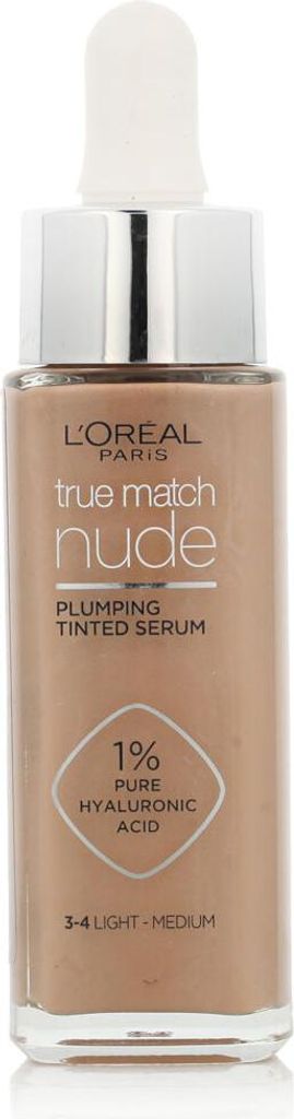 L'Oréal Paris True Match Nude Plumping Tinted Serum (3-4 Light Medium) 30 ml