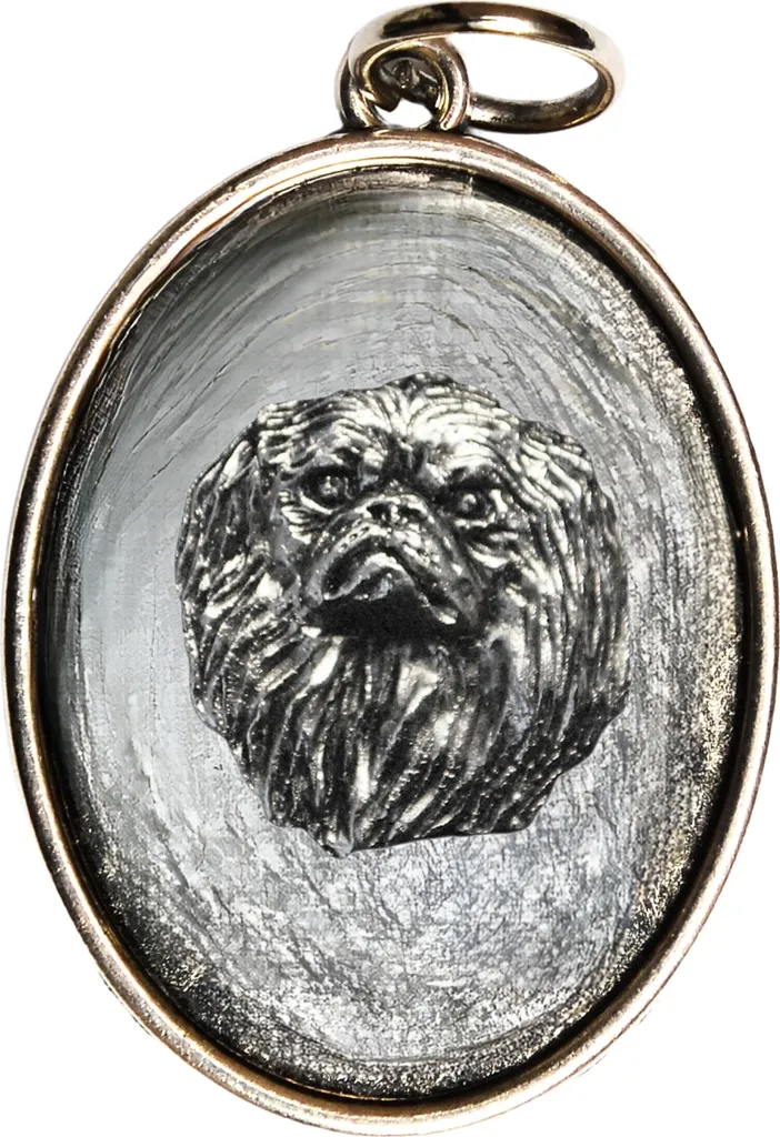 Ciondolo Pechinese Unico: Gioiello Art-Dog per Veri Dog Lovers