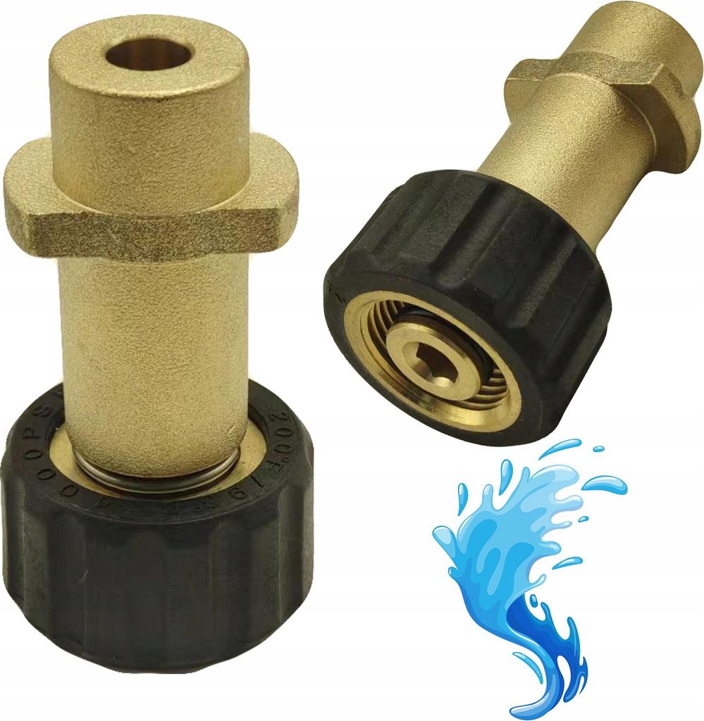 Adapter für Kärcher K Hochdruckreiniger auf M22*1,5 14mm (Messing)