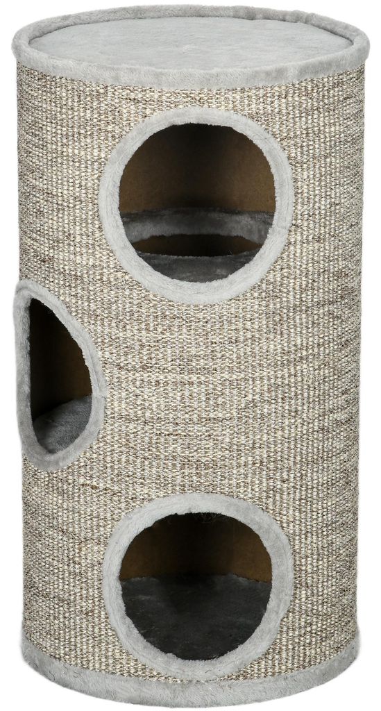 PawHut Krabomb, kraboom voor katten met 3 verborgen Productafbeelding 