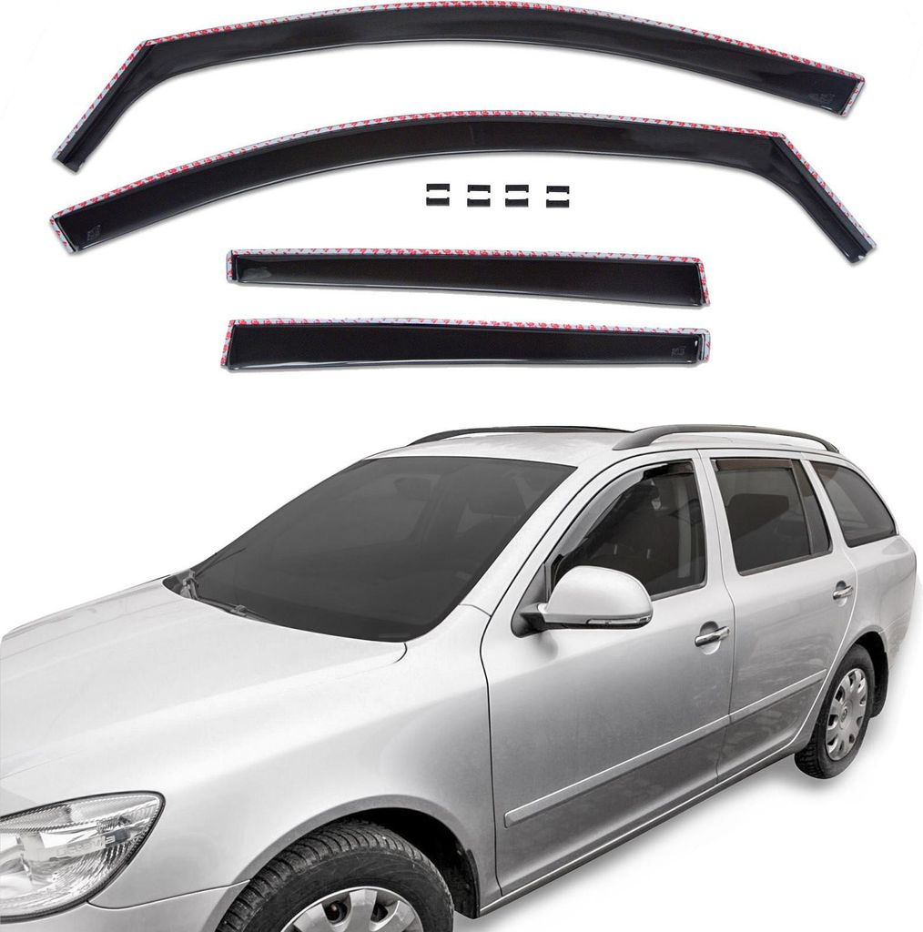 J&J Automotive | SCOUTT Okenné deflektory pre Skoda Octavia Obrázok produktu 