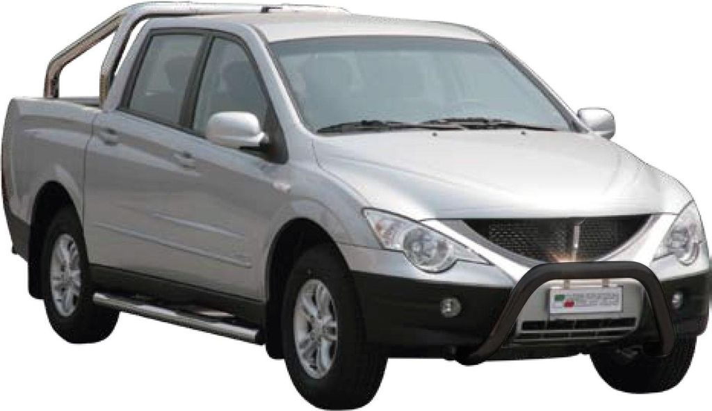 Frontbügel Frontschutzbügel für Ssangyong Actyon Sports 2007-2012 ø76 Schwarz