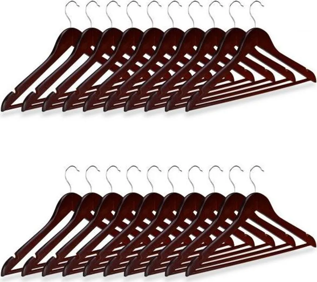 Grucce con barra per pantaloni, set da 20 - 1