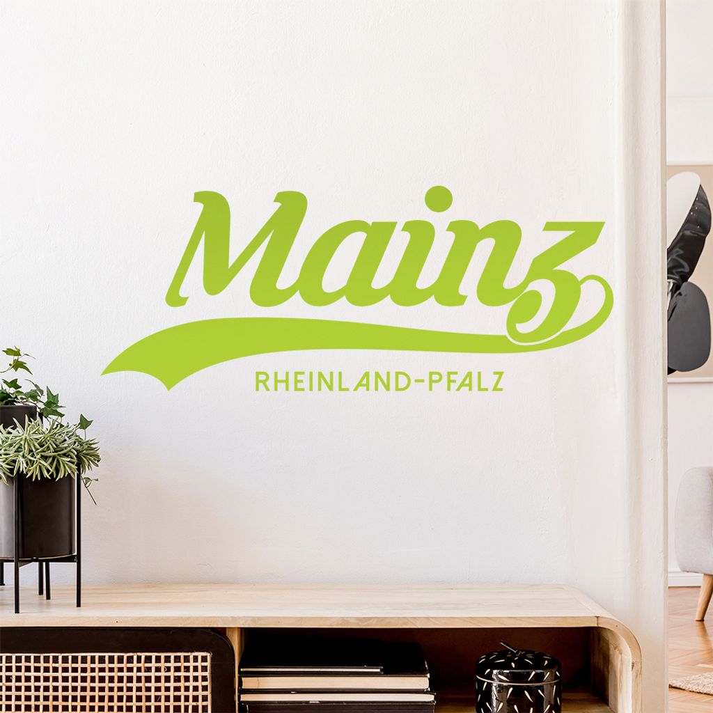 Mainz Rheinland-Pfalz Wandtattoo Wandaufkleber Wall Sticker - Dekoration, Küche, Wohnzimmer, Schlafzimmer, Badezimmer