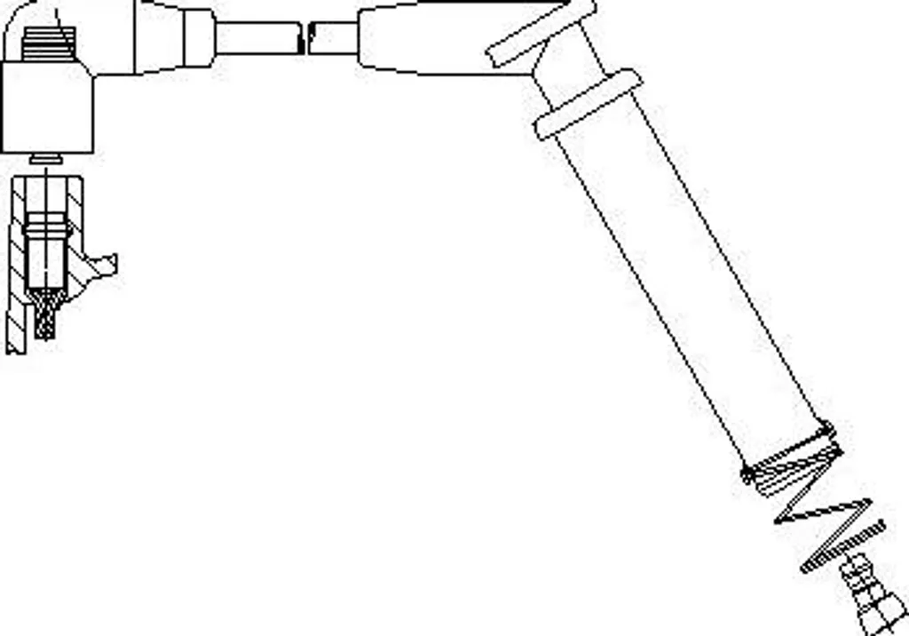 BREMI 6A84/33 Cavo di accensione OE 1319061 compatibile con KA, Fiesta