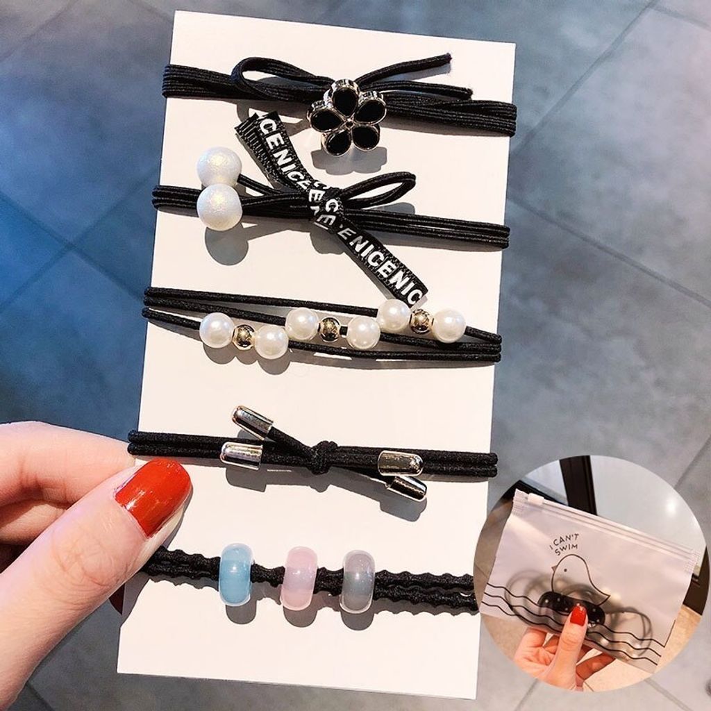 Wunderschöne Bow Kinder Haarbänder - 5er Set für kreative Frisuren KP7901