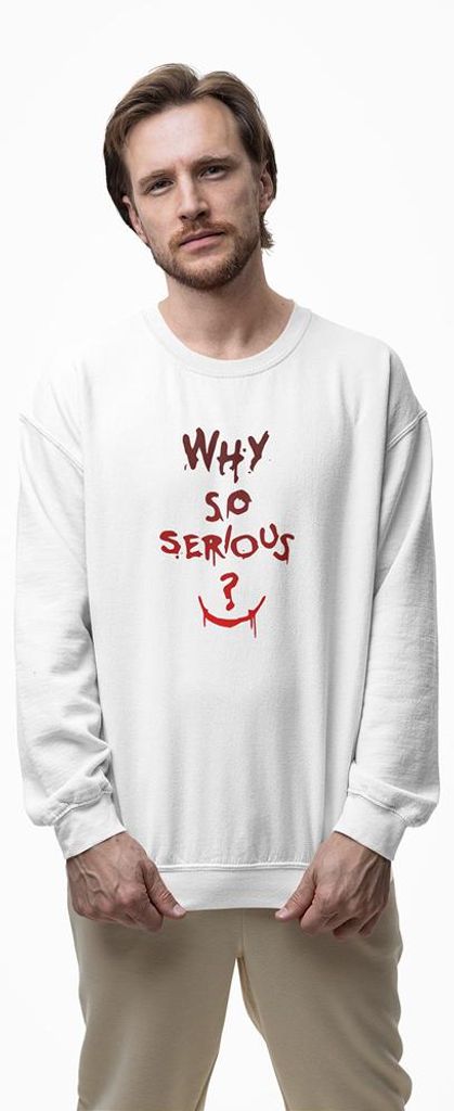 D&B Design Uni Pullover SWMO00078 Joker Weiß-Größe S