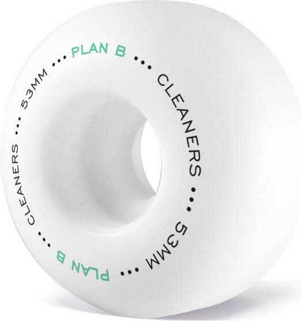 Plan B Cleanups 53 Mm 102a Skateboard-räder Weiß Weiß One Size