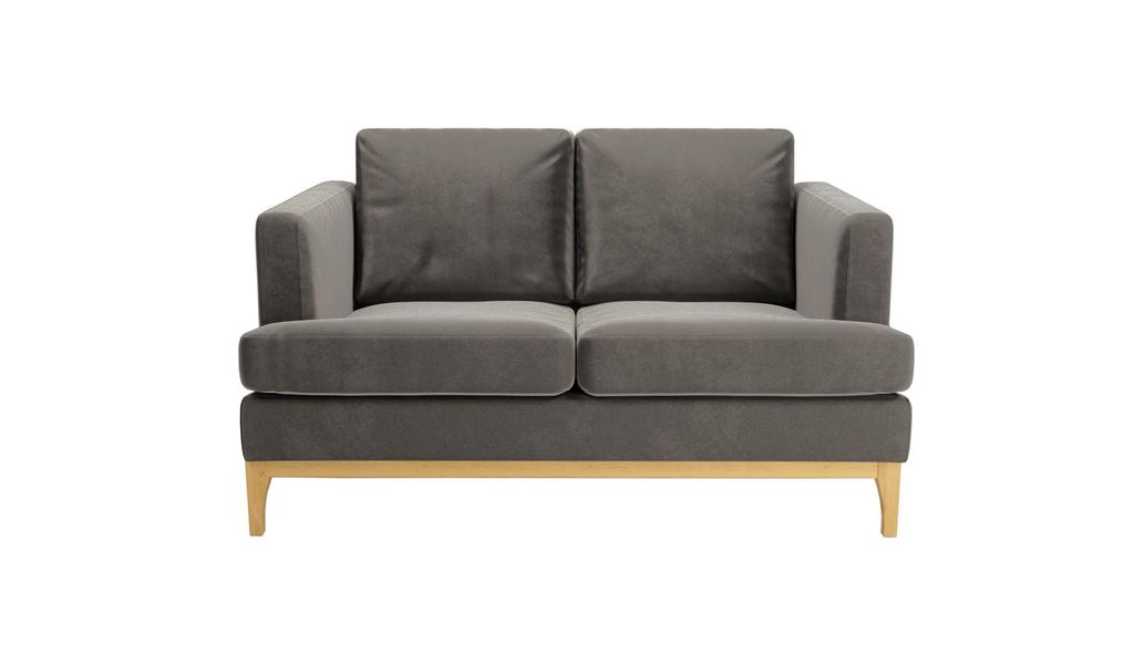 SLF24 - Zweisitzer-Sofa Scarlett - anthrazit - Velluto 19