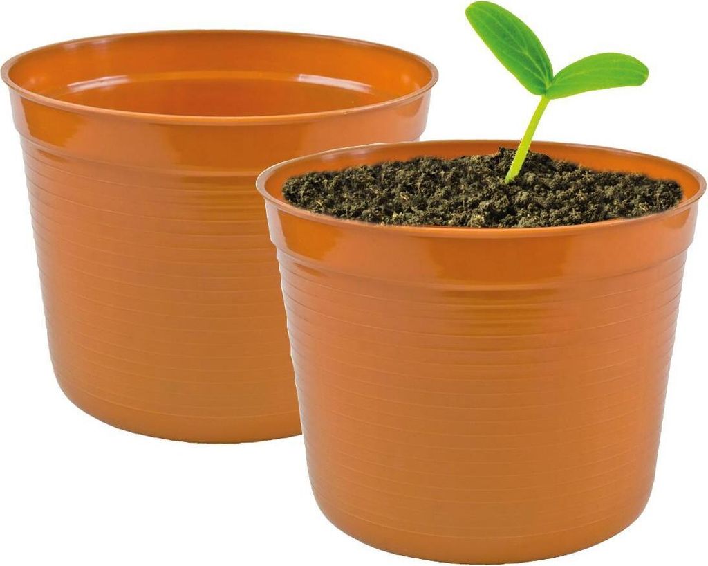 Pflanz-/ Anzuchttopf Arnika d=19cm, H15cm, terra Produktbild 