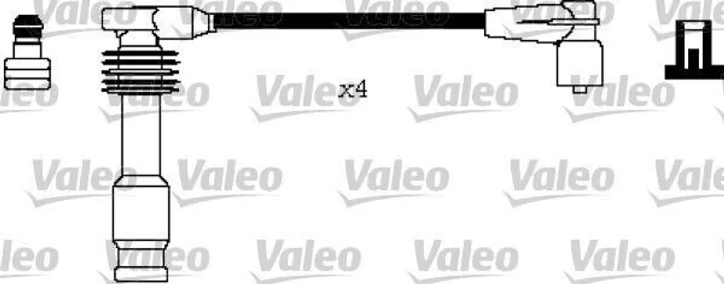 Faisceau d'allumage haute isolation Valeo 346292 pour Opel Zafira A