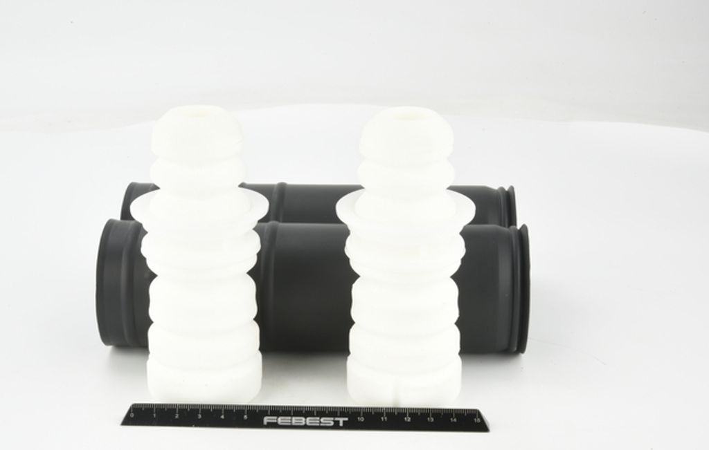 FEBEST CHSHB-T300R-KIT Staubschutzsatz Stoßdämpfer Hinten für OPEL Corsa D Schrägheck (S07) Corsa E Schrägheck (X15) Adam (M13) Corsa C Kasten...