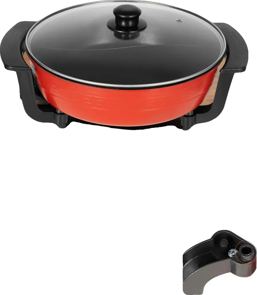 Pentola Rossa Antiaderente a 5 Temperature - Garanzia di Qualità