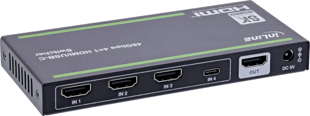 Switch HDMI 8K InLine 48Gb/s Multiport avec USB-C pour Vidéo Haute Fluidité - 2