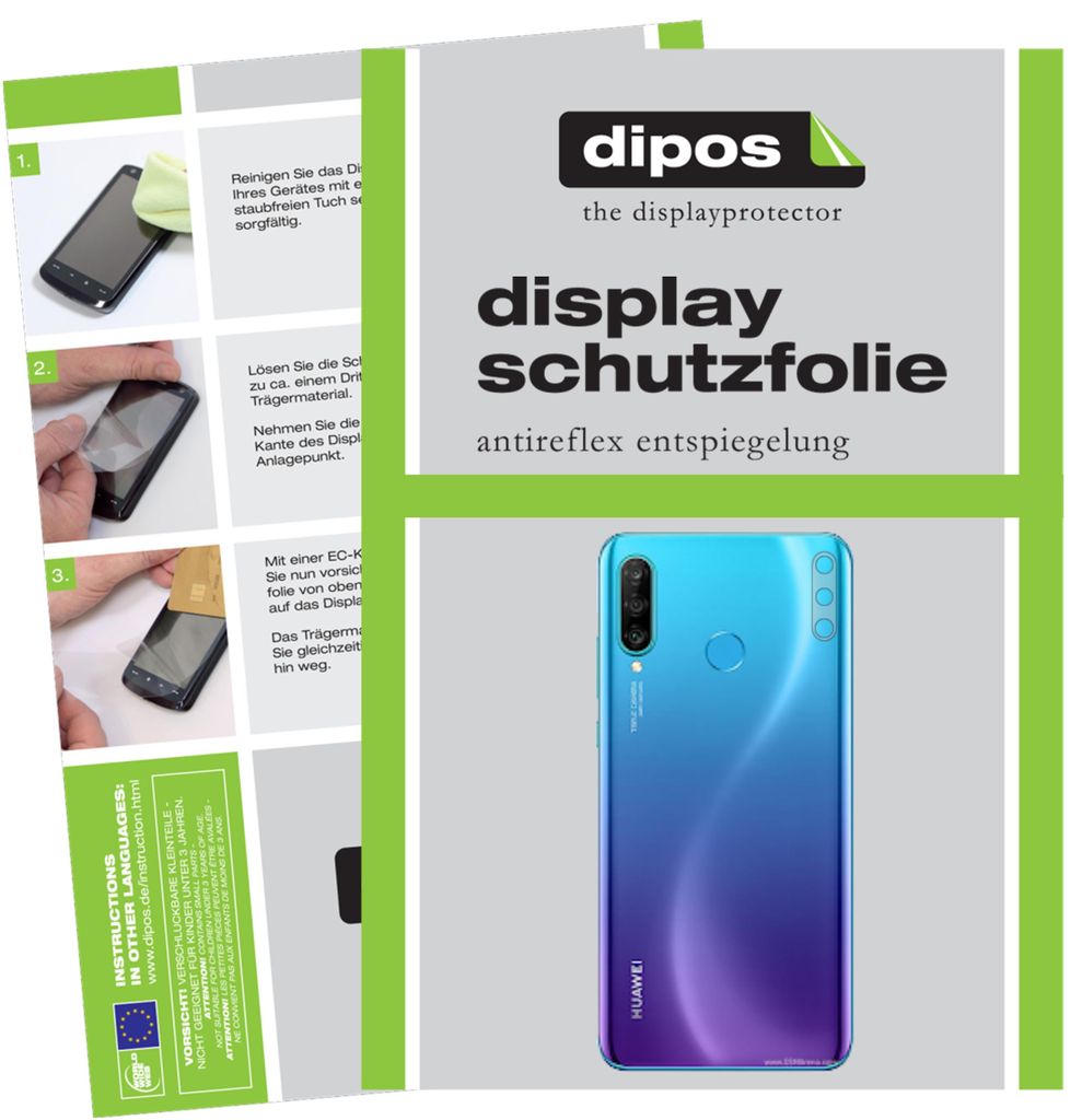 6x Schutzfolie für Huawei Nova 4e Kameralinse matt Kamera-Schutzfolie Kamera