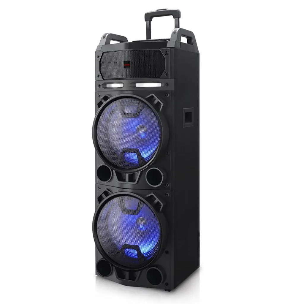 Haut-parleur Bluetooth Aiwa KBTUS-900 100W avec Lumières LED et 2 Microphones