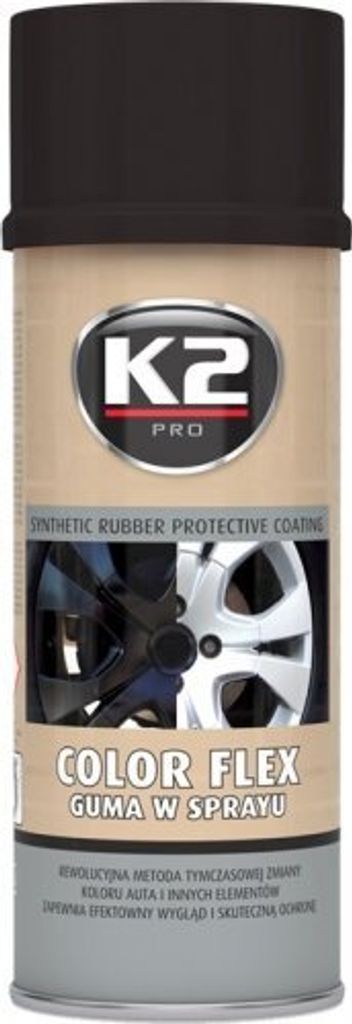 K2 COLOR FLEX 400 ml (černá lesklá) Obrázek produktu 
