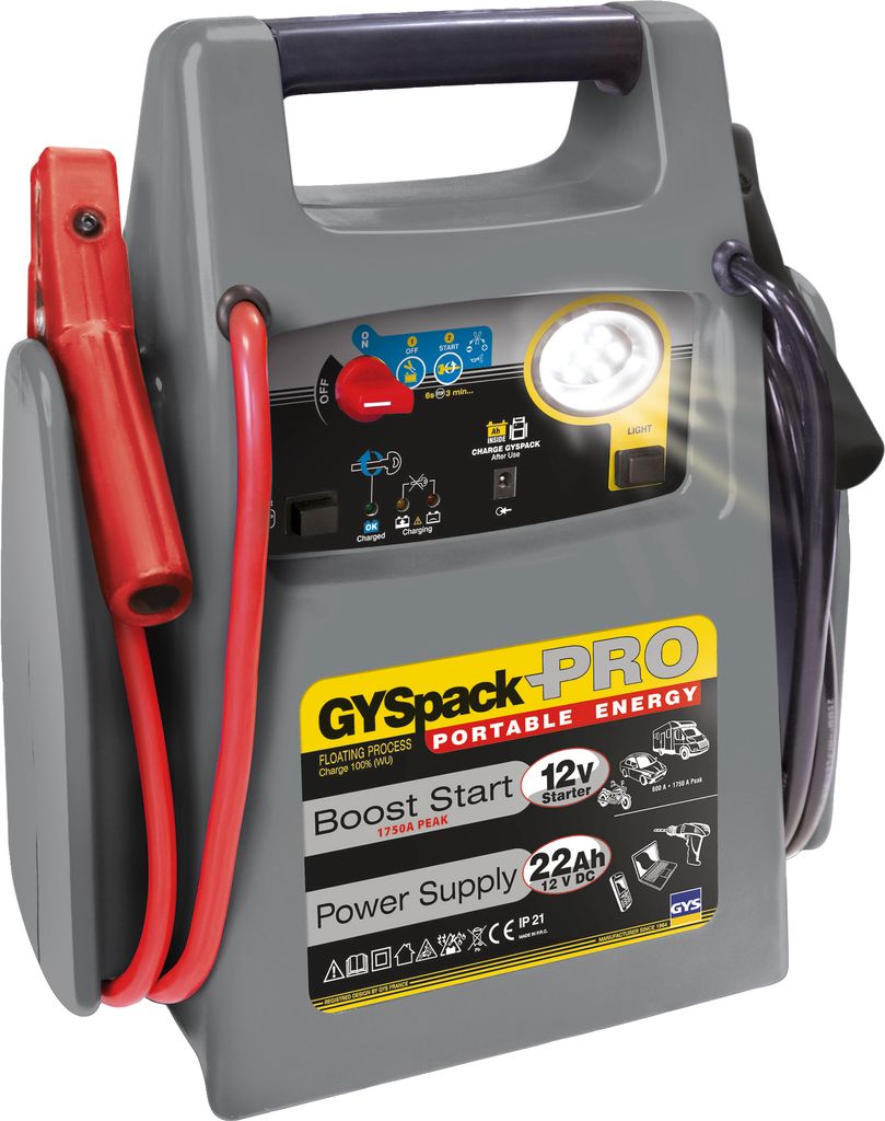 GYS GYSPACK PRO Autostartapparaat, geschikt voor auto's, Productafbeelding 
