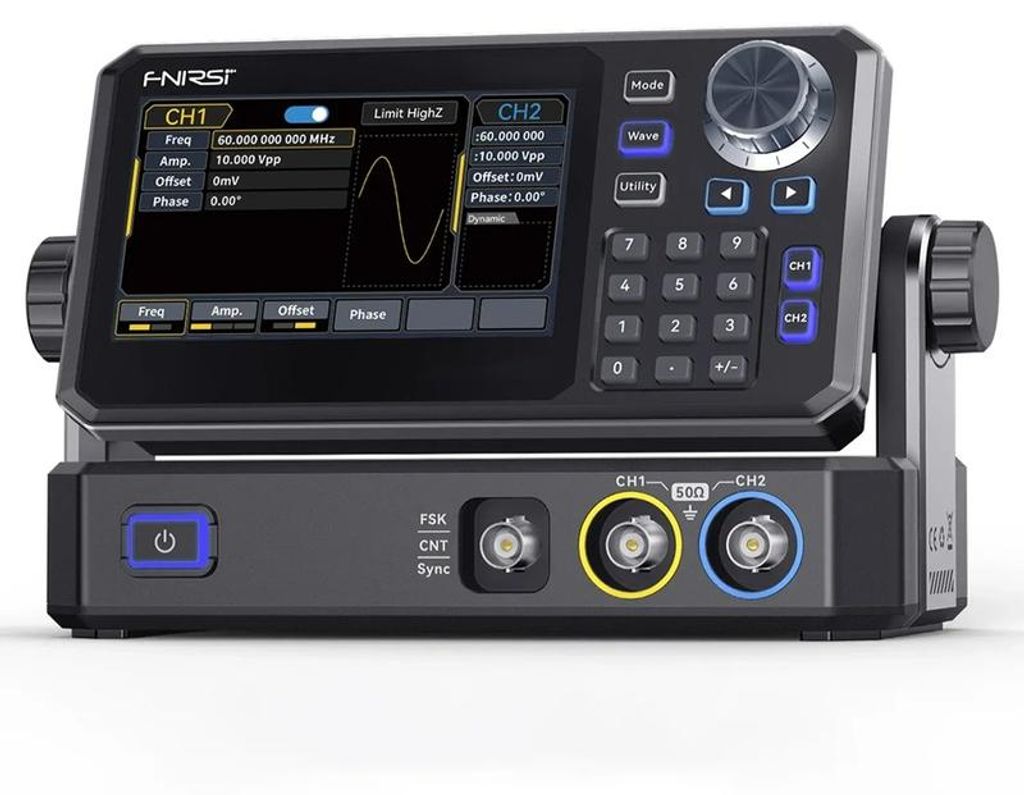FNIRSI TSG6020 Zweikanal-Signalgenerator, 60 MHz Produktbild 