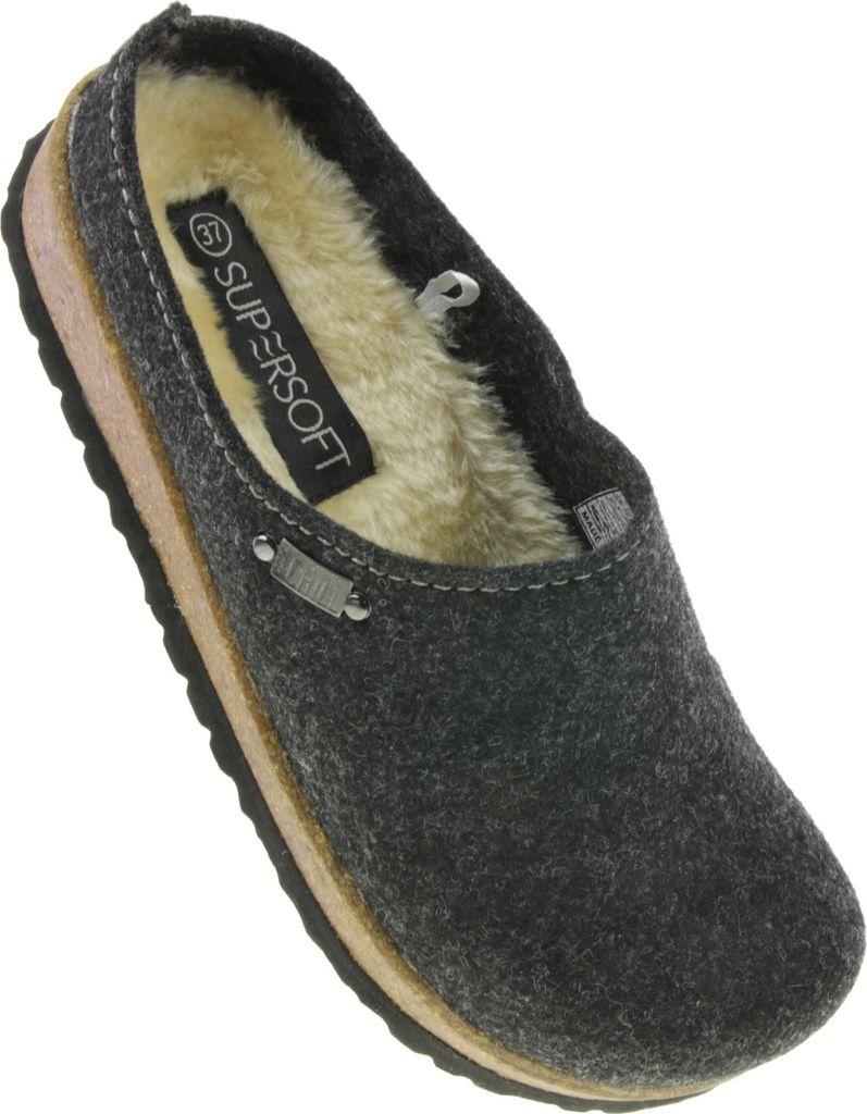 Supersoft Bio Home Woman Hausschuh Filz grau EUR 40