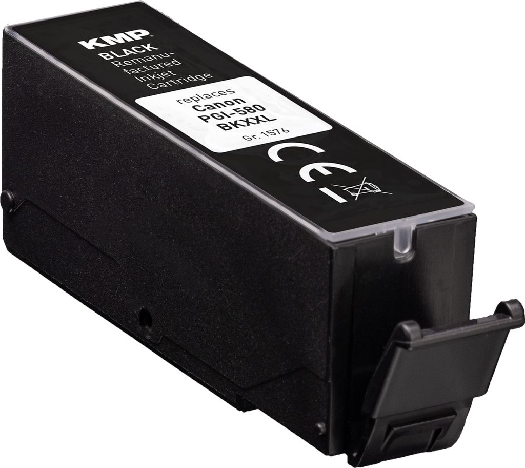 KMP Tintenpatrone passend für Canon PGI580PGBK XXL Black 1970C001