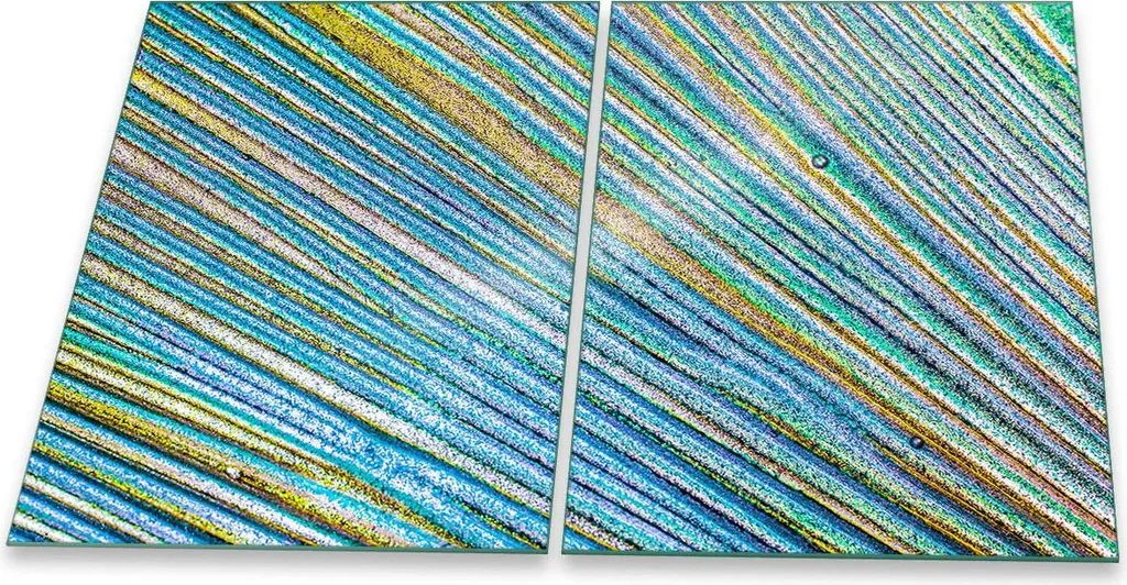 Set 2 Copri Piano Cottura 40x52 cm Astratto | Paraspruzzi Lavabile