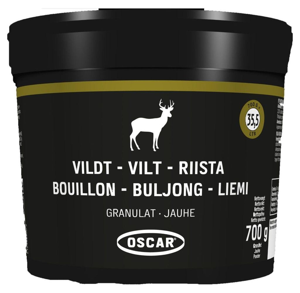OSCAR Wildbouillon Pulver 700g – Aromatische Wildbrühe für Produktbild 