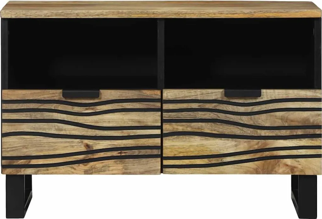 Mobile Porta TV 70x33x46 cm Marrone Maison Exclusive - Design Salotto - 3