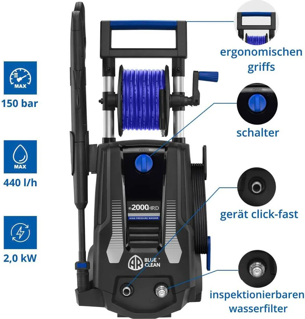 Occasione AR Blue Clean e-2000 HRD 150 Bar | Prezzo Imbattibile - 3