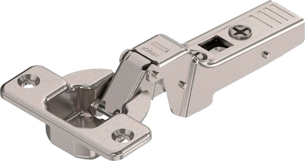 BLUM CLIP top Profiltürscharnier 95°, 9,5mm gekröpft mit Feder, Schrauben