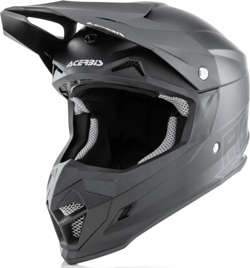 Casque Acerbis Profile 4 Noir Mat XS - Coque Thermoplastique Légère et Confort